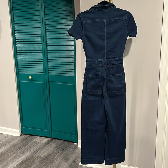 Anthropologie NWT THE COLETTE WEEKEND DENIM JUMPSUIT BY MAEVE - 0 - Picture 7 of 9